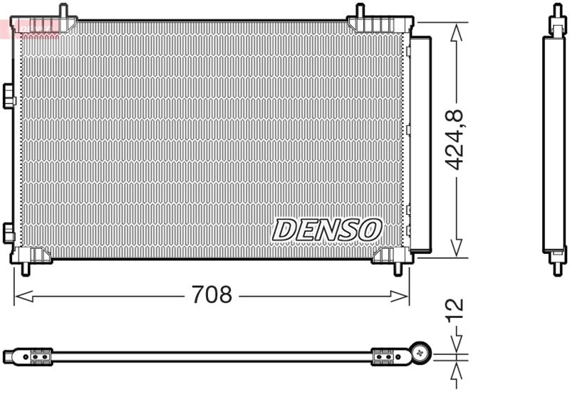 DENSO DCN51018 İklimlendirme Sistemi Klima Radyatörü