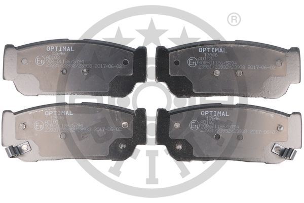 OPTIMAL BP-12646 Fren Sistemleri Fren Balatası - SSANGYONG KYRON uyumlu