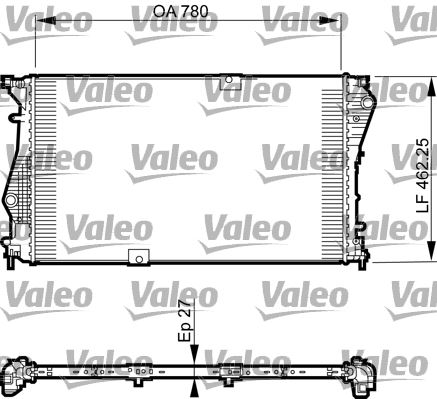 VALEO 735599 Soğutma Sistemi Su Soğutucu & Parçaları - RENAULT TRAFIC II Minibüs/Otobüs (JL) uyumlu