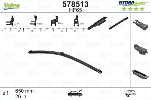 VALEO 578513 Kaporta & Gövde Parçaları Cam Silecek Mekanizması - OPEL CORSA D (S07) uyumlu