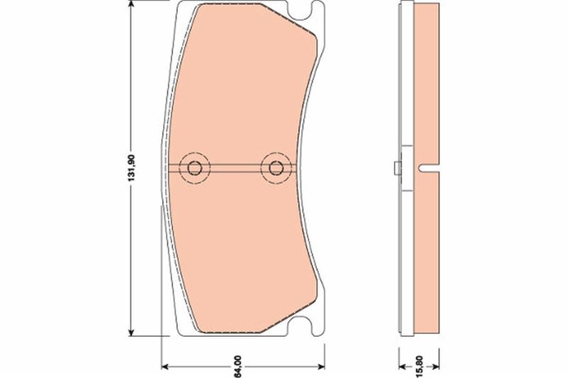TRW GDB1801 Fren Sistemleri Fren Balatası - JAGUAR XK II Coupe (X150) uyumlu