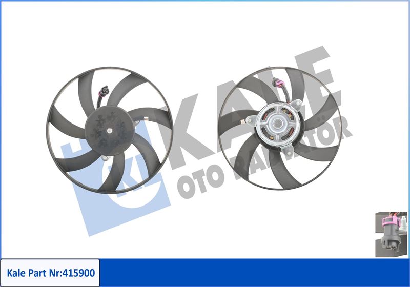 KALE OTO RADYATÖR 415900 Soğutma Sistemi Fan - SEAT IBIZA II (6K1) uyumlu