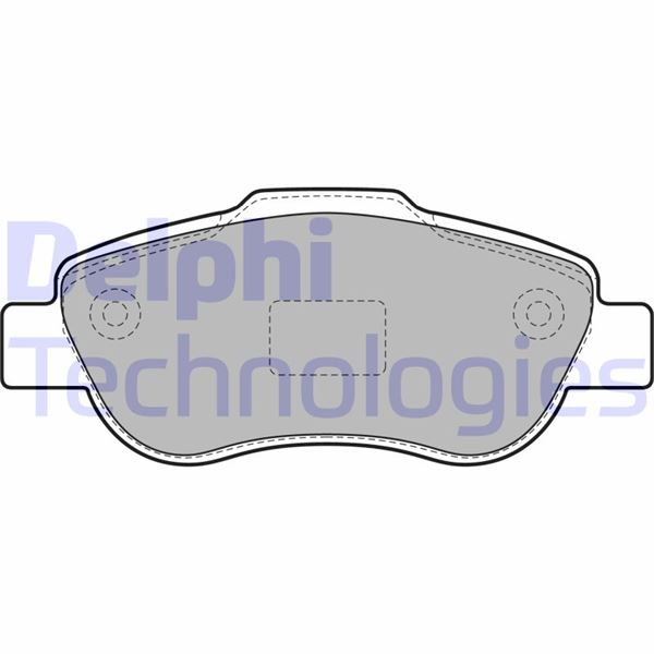 DELPHI LP1929 Fren Sistemleri Fren Balatası - FIAT PANDA (169_) uyumlu