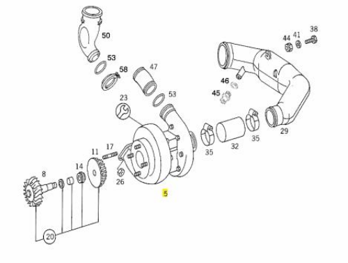 Turbo - MERCEDES ORIJINAL - A3660960899 Ürün Görseli