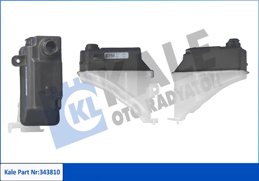 KALE OTO RADYATÖR 343810 Soğutma Sistemi İmbusat Deposu - HYUNDAI GETZ (TB) uyumlu