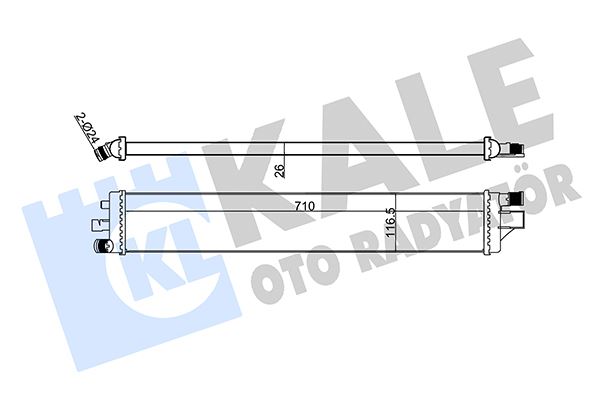KALE OTO RADYATÖR 352365 Motor Basınç Regülatörü - OPEL MOVANO B Minibüs/Otobüs (X62) uyumlu