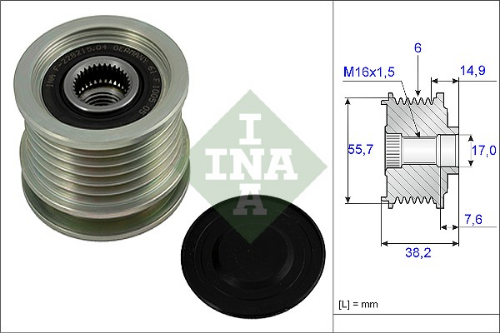 Schaeffler INA 535 0013 10 Elektrik Sistemi Alternatör - MERCEDES-BENZ T1 Panelvan/Van (601, 611) uyumlu