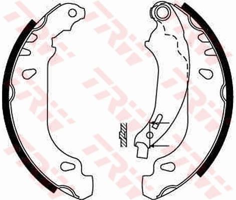 TRW GS8642 Fren Sistemleri Fren Pabucu - PEUGEOT 206+ (2L_, 2M_) uyumlu