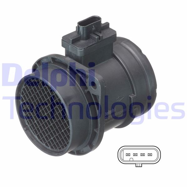 DELPHI AF10719-12B1 Motor Hava Kütle Ölçer (MAF Sensörü) - SEAT IBIZA IV SC (6J1, 6P5) uyumlu