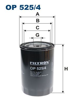 FILTRON OP 525/4 Motor Yağ Filtresi - VW PASSAT B3/B4 (3A2, 35I) uyumlu