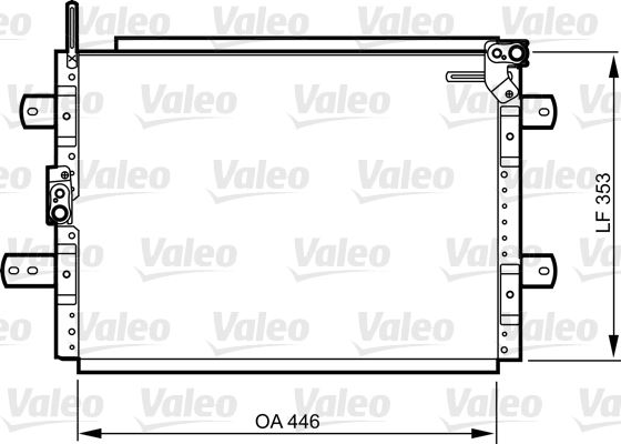 VALEO 814244 İklimlendirme Sistemi Klima Radyatörü - SUZUKI VITARA Cabrio (ET, TA) uyumlu