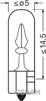 ams-OSRAM 2722 Farlar & Aydınlatma Ampuller - VOLVO C70 I Coupe (872) uyumlu