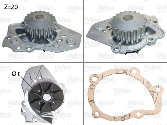 VALEO 506014 Motor Devirdaim - CITROËN VISA uyumlu