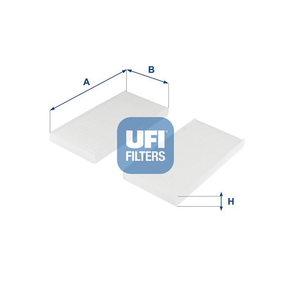 UFI 53.259.00 İklimlendirme Sistemi Polen Filtresi - KIA SORENTO I (JC) uyumlu