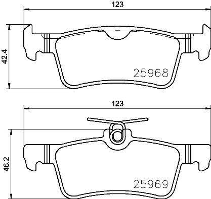 BREMBO P 61 126 Yedek Parça Fren Sistemleri - PEUGEOT 308 II (LB_, LP_, LW_, LH_, L3_) uyumlu