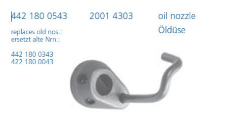 LASO 20014303 Motor Yağ Memesi - MERCEDES-BENZ SK uyumlu