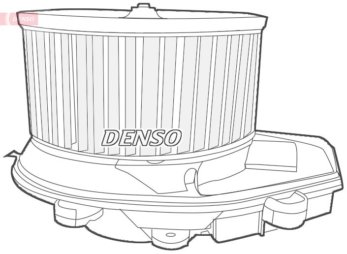 DENSO DEA02002 İklimlendirme Sistemi Fan Parçaları - AUDI A4 B5 (8D2) uyumlu