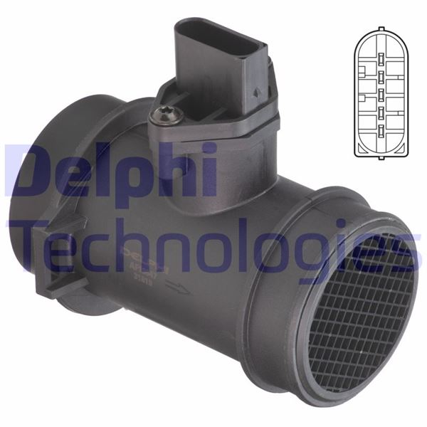 DELPHI AF10647-12B1 Motor Hava Kütle Ölçer (MAF Sensörü) - MERCEDES-BENZ C-SERISI (W202) uyumlu