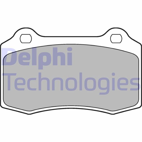DELPHI LP1700 Fren Sistemleri Fren Balatası - CITROËN DS3 (SA_) uyumlu