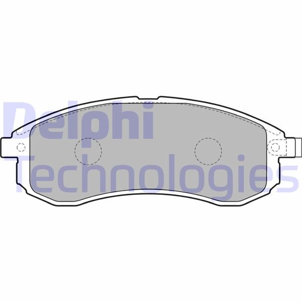 DELPHI LP1808 Fren Sistemleri Fren Balatası - MITSUBISHI L200 (K7_T, K6_T, K5_T) uyumlu