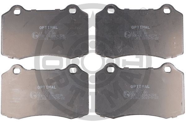 OPTIMAL BP-12620 Fren Sistemleri Fren Balatası - CITROËN DS3 (SA_) uyumlu