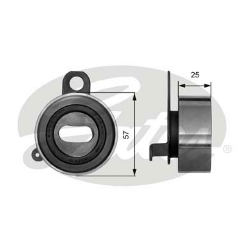 GATES T41072 Motor Kayış Kasnağı - TOYOTA CARINA E VI Sedan (_T19_) uyumlu