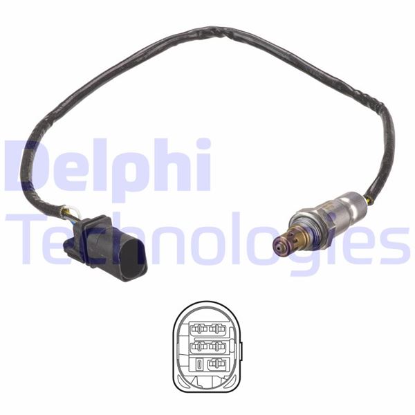 DELPHI ES21153-12B1 Emme & Egzoz Sistemi Egzoz Sensörleri - AUDI A1 (8X1, 8XK) uyumlu