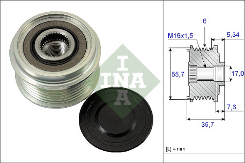Schaeffler INA 535 0077 10 Elektrik Sistemi Alternatör - MERCEDES-BENZ VITO Minibüs/Otobüs (W638) uyumlu