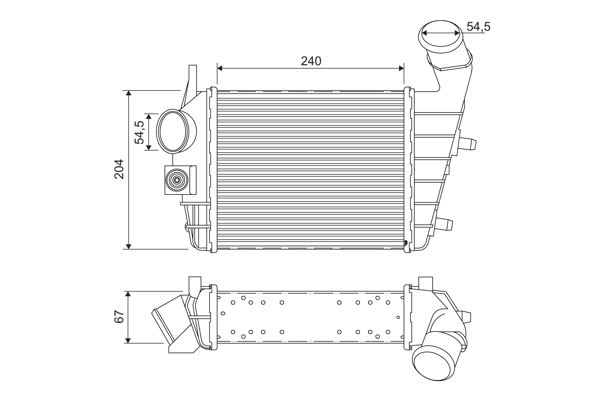 VALEO 817861 Motor Turbo Radyatörü - ALFA ROMEO 156 (932_) uyumlu
