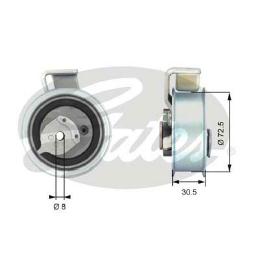 GATES T43018 Motor Kayış Kasnağı - VW PASSAT B5.5 (3B3) uyumlu