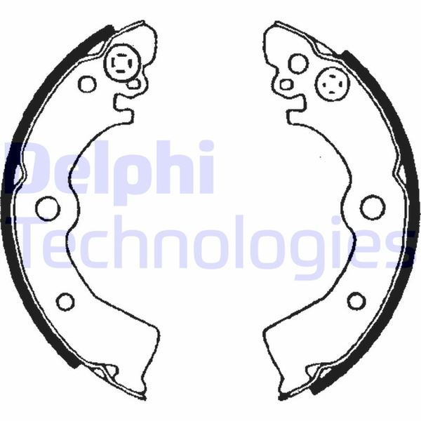 DELPHI LS1650 Fren Sistemleri Fren Pabucu - NISSAN SUNNY III (N14, B13) uyumlu