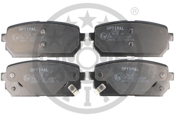 OPTIMAL BP-12482 Fren Sistemleri Fren Balatası - KIA CARENS III MPV (UN) uyumlu