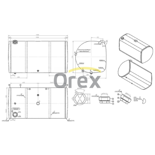 Yakıt Deposu - OREX - 347005 Ürün Görseli