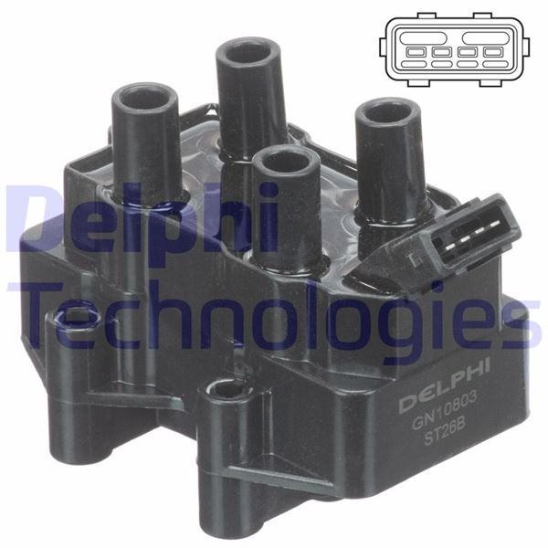 DELPHI GN10803-12B1 Ateşleme Sistemi Ateşleme Bobini - CITROËN ZX (N2) uyumlu