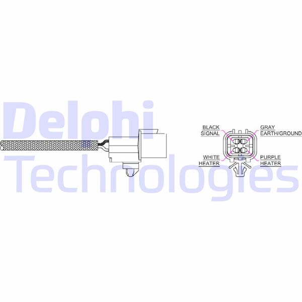 DELPHI ES20214-12B1 Emme & Egzoz Sistemi Egzoz Sensörleri - HYUNDAI SONATA IV (EF) uyumlu