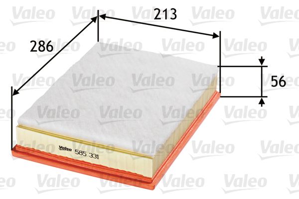 VALEO 585331 Motor Hava Filtresi - VOLVO 740 (744) uyumlu