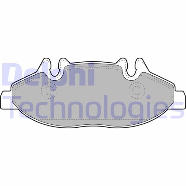 DELPHI LP1947 Fren Sistemleri Fren Balatası - MERCEDES-BENZ VITO / MIXTO Panelvan/Van (W639) uyumlu