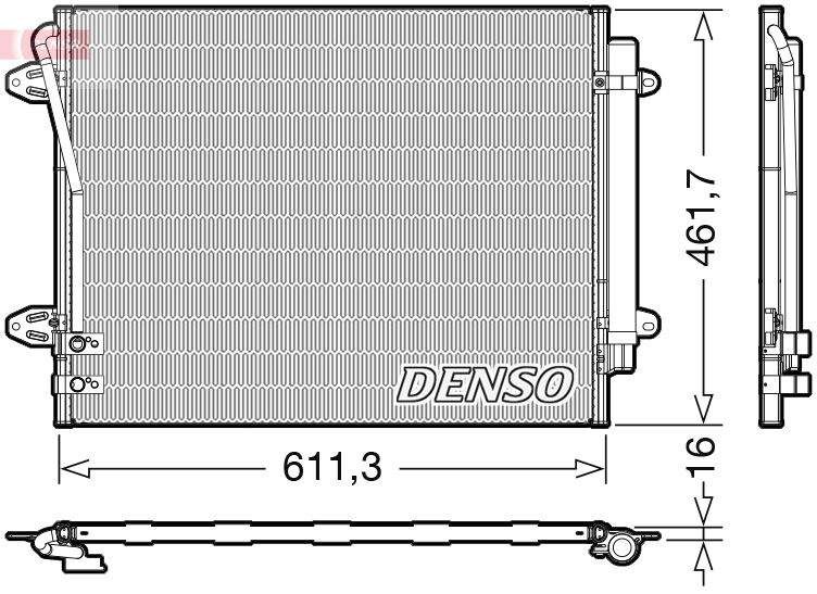 DENSO DCN32012 İklimlendirme Sistemi Klima Radyatörü - VW PASSAT B7 (362) uyumlu