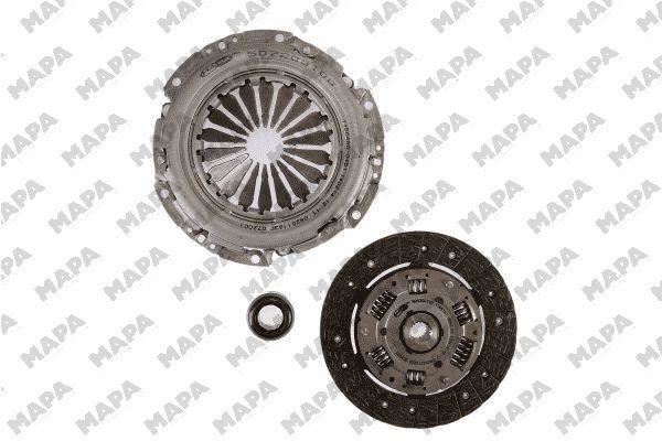 MAPA 007200400 Debriyaj Sistemi Debriyaj Seti - PEUGEOT 206 Hatchback (2A/C) uyumlu