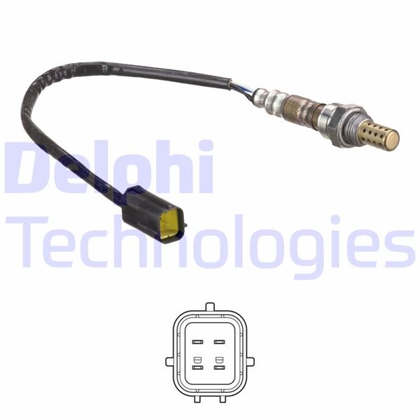 DELPHI ES21325-12B1 Emme & Egzoz Sistemi Egzoz Sensörleri - CHEVROLET AVEO / KALOS Sedan (T250, T255) uyumlu