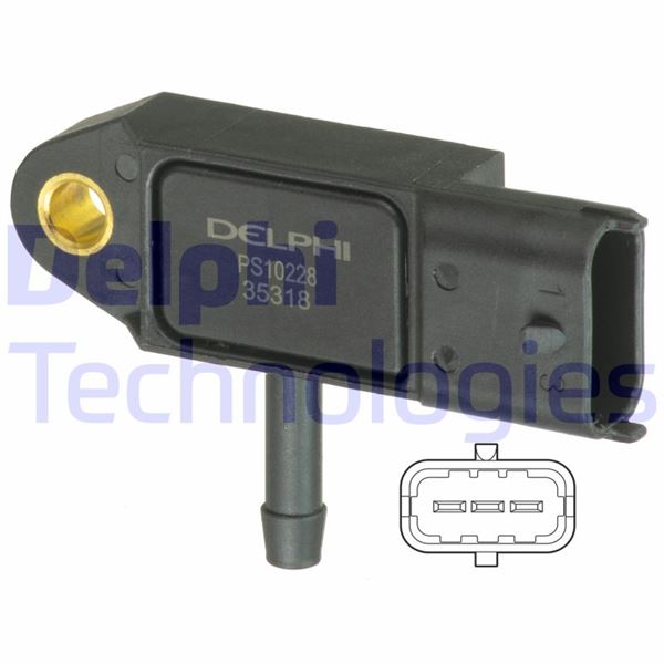 DELPHI PS10228 Emme & Egzoz Sistemi Egzoz Sensörleri - RENAULT CLIO II (BB_, CB_) uyumlu