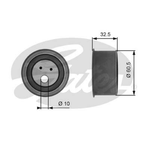 GATES T41054 Motor Kayış Kasnağı - MITSUBISHI L 300 III Panelvan/Van (P0_V, P1_V, P2_V) uyumlu