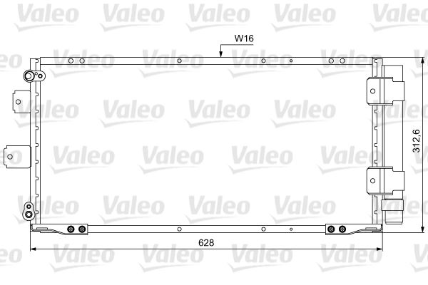 VALEO 814037 İklimlendirme Sistemi Klima Radyatörü - TOYOTA COROLLA Station wagon (_E11_) uyumlu