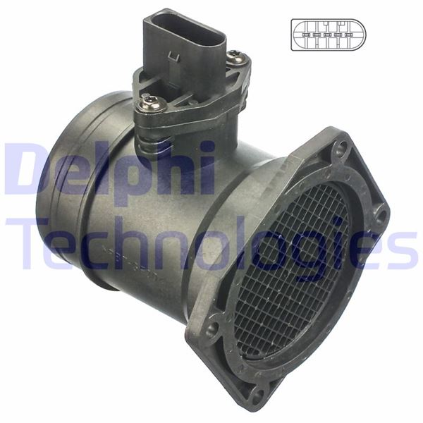 DELPHI AF10249-12B1 Motor Hava Kütle Ölçer (MAF Sensörü) - AUDI A4 B5 Avant (8D5) uyumlu