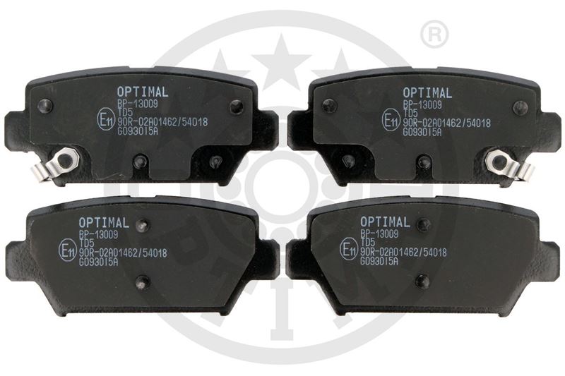 OPTIMAL BP-13009 Fren Sistemleri Fren Balatası - MITSUBISHI ECLIPSE CROSS (GK_, GL_) uyumlu