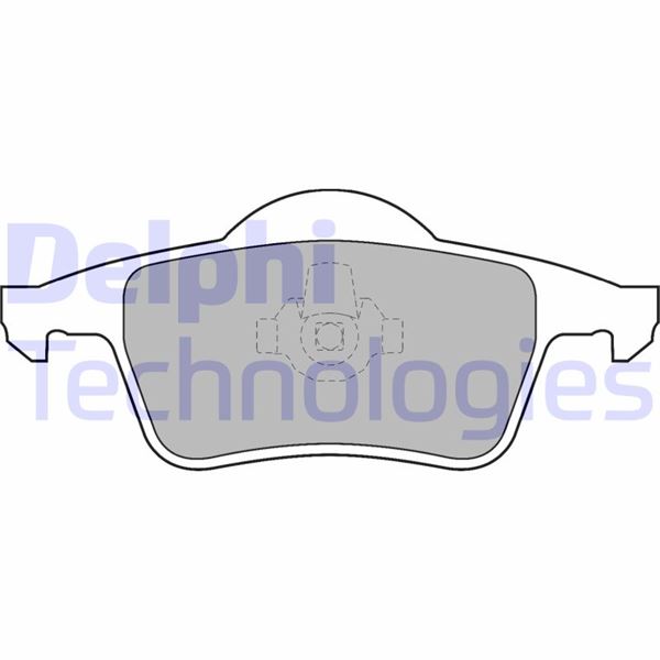 DELPHI LP1504 Fren Sistemleri Fren Balatası - VOLVO S70 (874) uyumlu