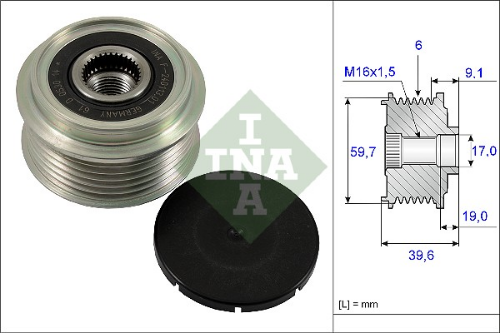 Schaeffler INA 535 0065 10 Elektrik Sistemi Alternatör - OPEL ASTRA H Kombi van (L70) uyumlu