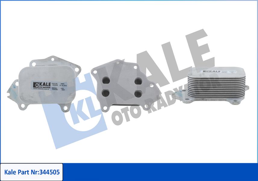 KALE OTO RADYATÖR 344505 Motor Yağ Soğutucusu - VOLVO C30 (533) uyumlu