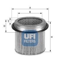 UFI 27.171.00 Motor Hava Filtresi - MITSUBISHI COLT II (C1_A) uyumlu