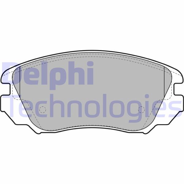 DELPHI LP2080 Fren Sistemleri Fren Balatası - SAAB 9-5 (YS3G) uyumlu